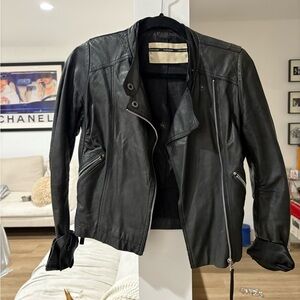 TOPSHOP vintage leather jacket 1990s